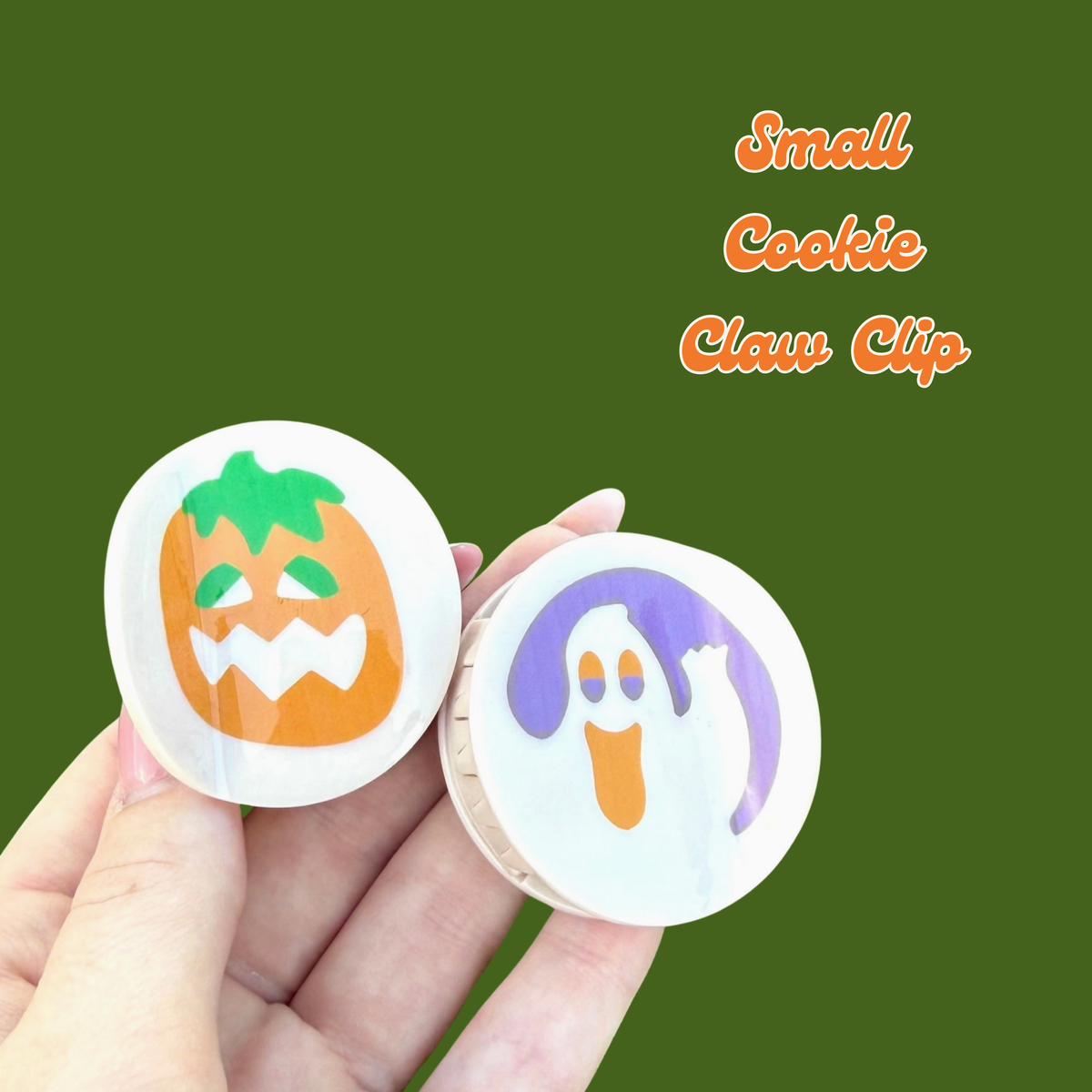 Halloween Sugar Cookie Claw Clip- Small
