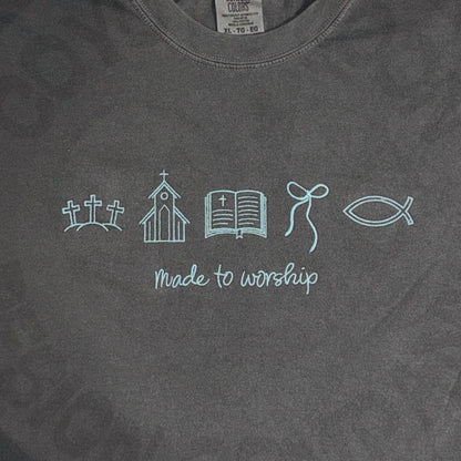 Made To Worship Short Sleeve T-Shirt - Coyote Moon Design Company