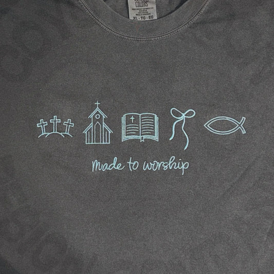 Made To Worship Short Sleeve T-Shirt - Coyote Moon Design Company