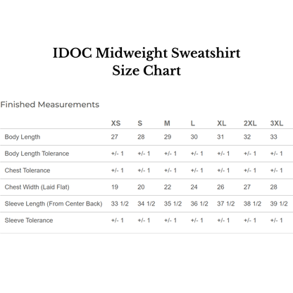 Pre-Order IDOC Embroidered Midweight Hoodie