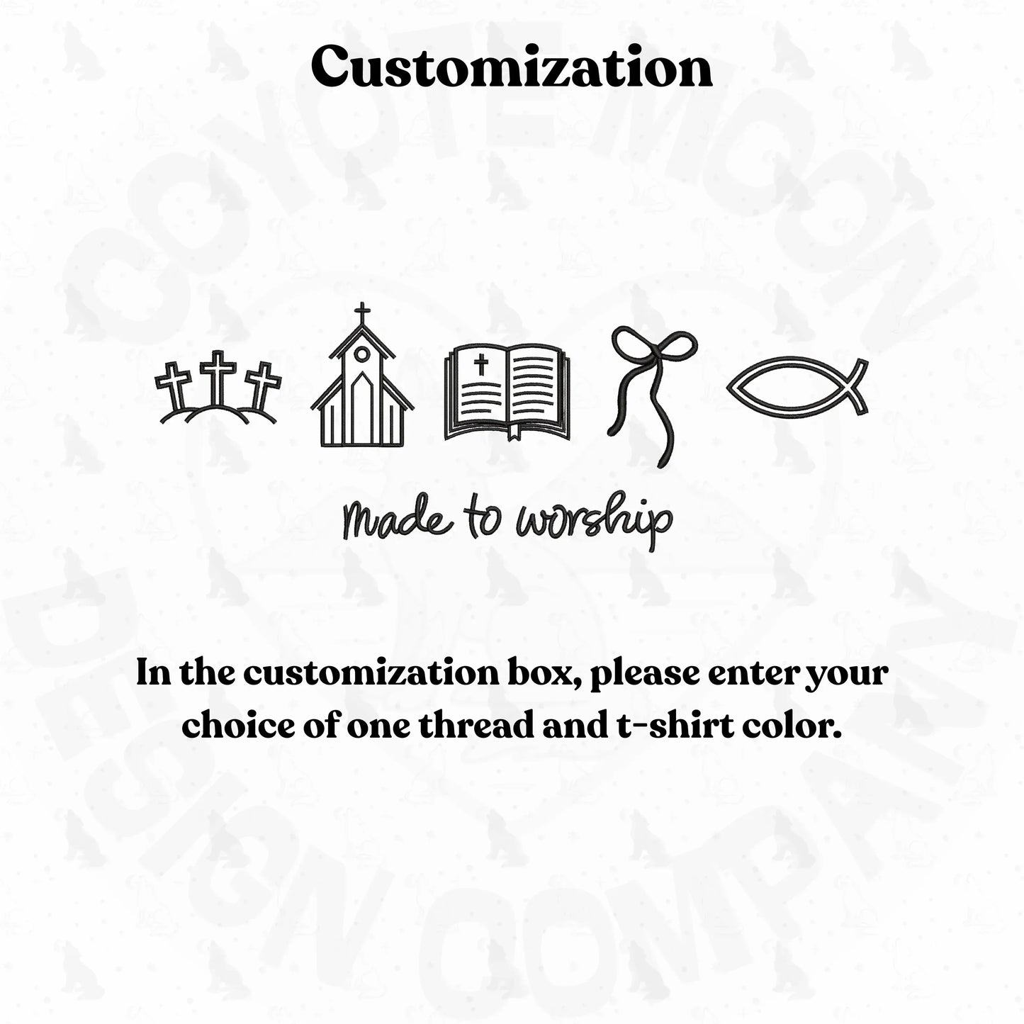 Made To Worship Short Sleeve T-Shirt - Coyote Moon Design Company