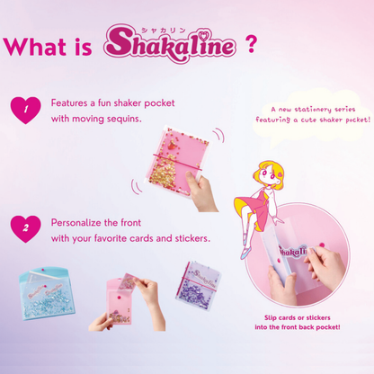 Sticker Binder- Sequin Shaker Sticker Book Y2k Nostalgia