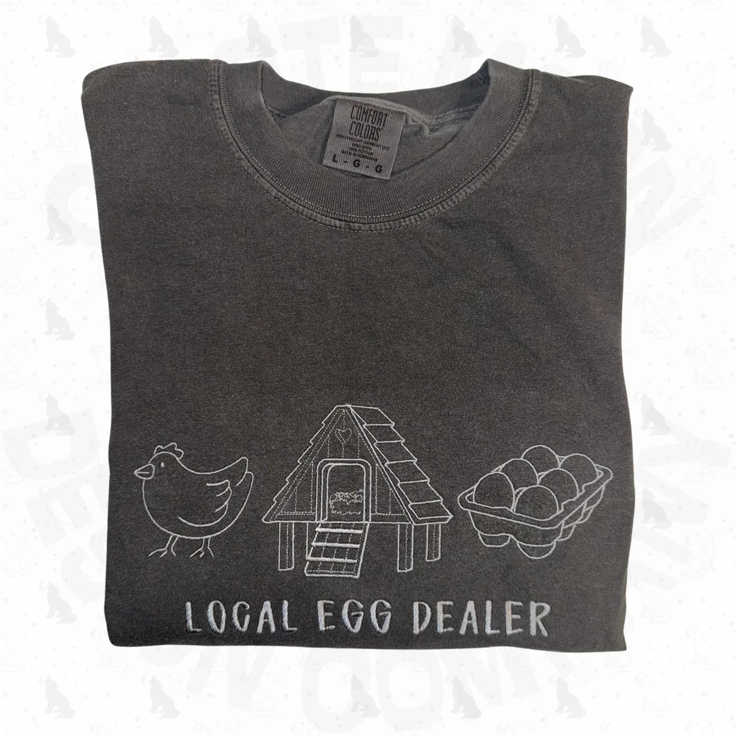 Local Egg Dealer Short Sleeve T-Shirt - Coyote Moon Design Company