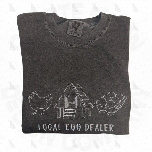 Local Egg Dealer Short Sleeve T-Shirt - Coyote Moon Design Company
