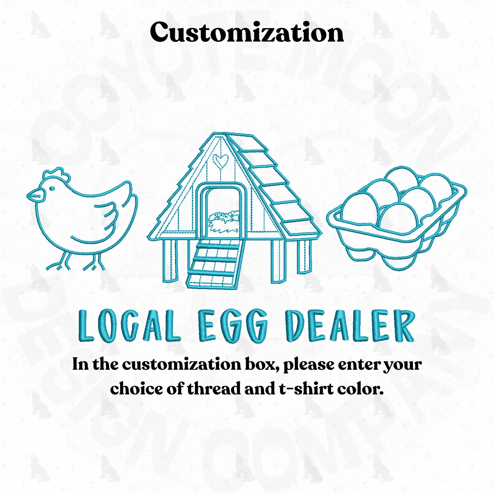Local Egg Dealer Short Sleeve T-Shirt - Coyote Moon Design Company