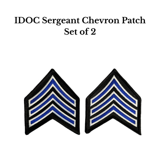 IDOC Sergeant Chevron Patch Add On