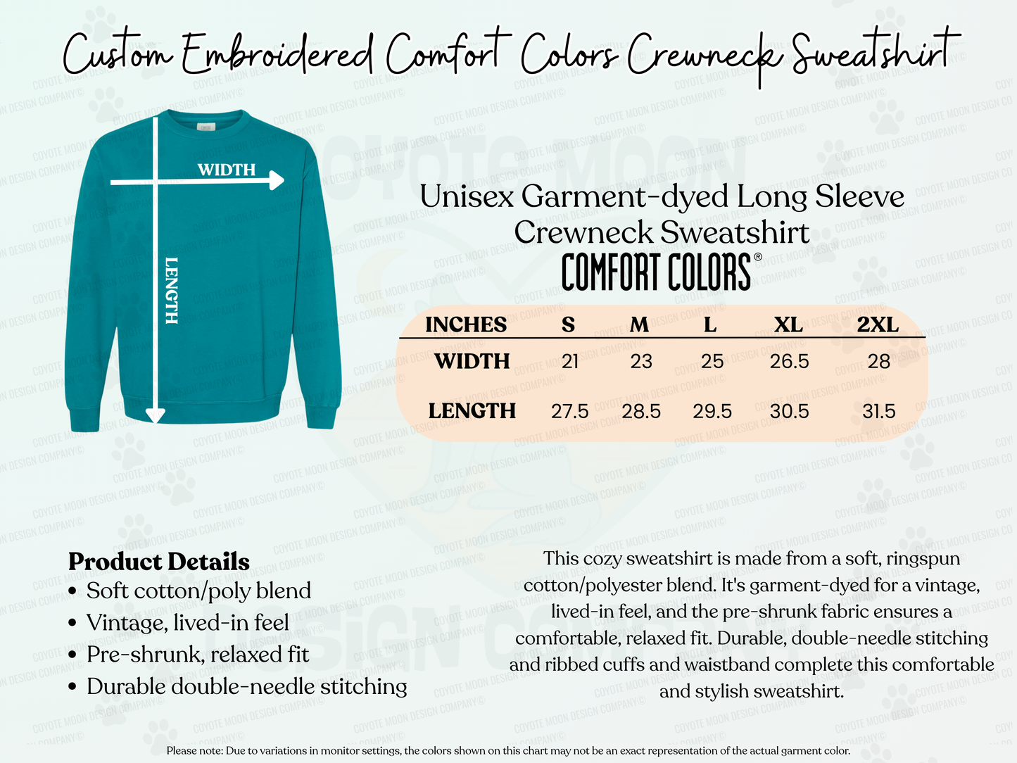 *PRE-ORDER* Custom Crewneck Sweatshirt (Limited-Time Flat-Rate Price)