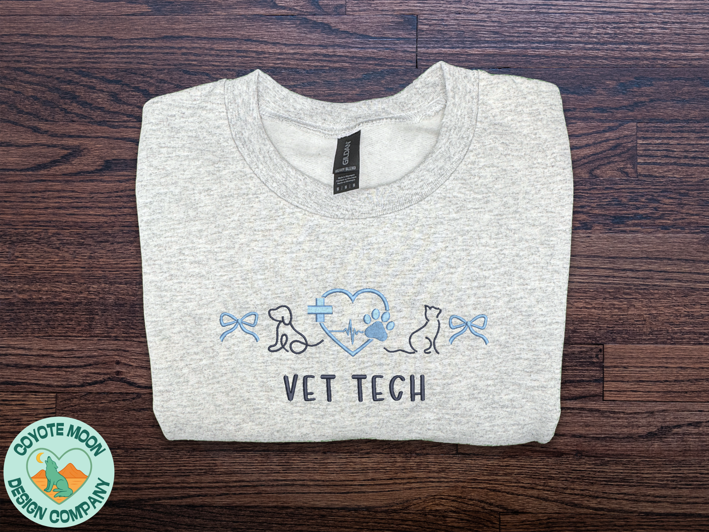 "Vet Tech" Embroidered Sweatshirt