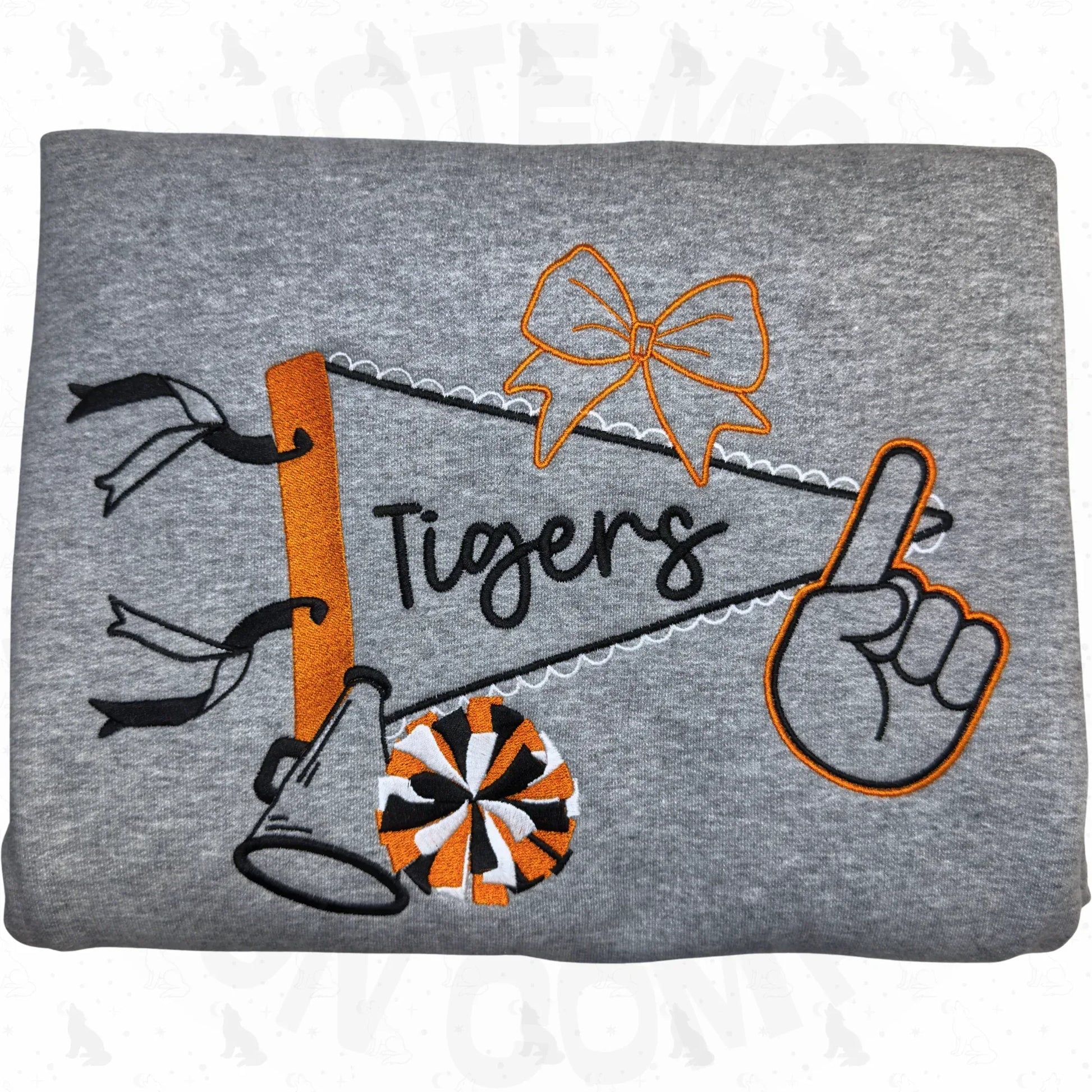 Customizable Team Cheer Pennant Sweatshirt - Coyote Moon Design Company