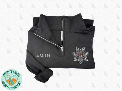 IDOC Quarter Zip Sweatshirt - Coyote Moon Design Company