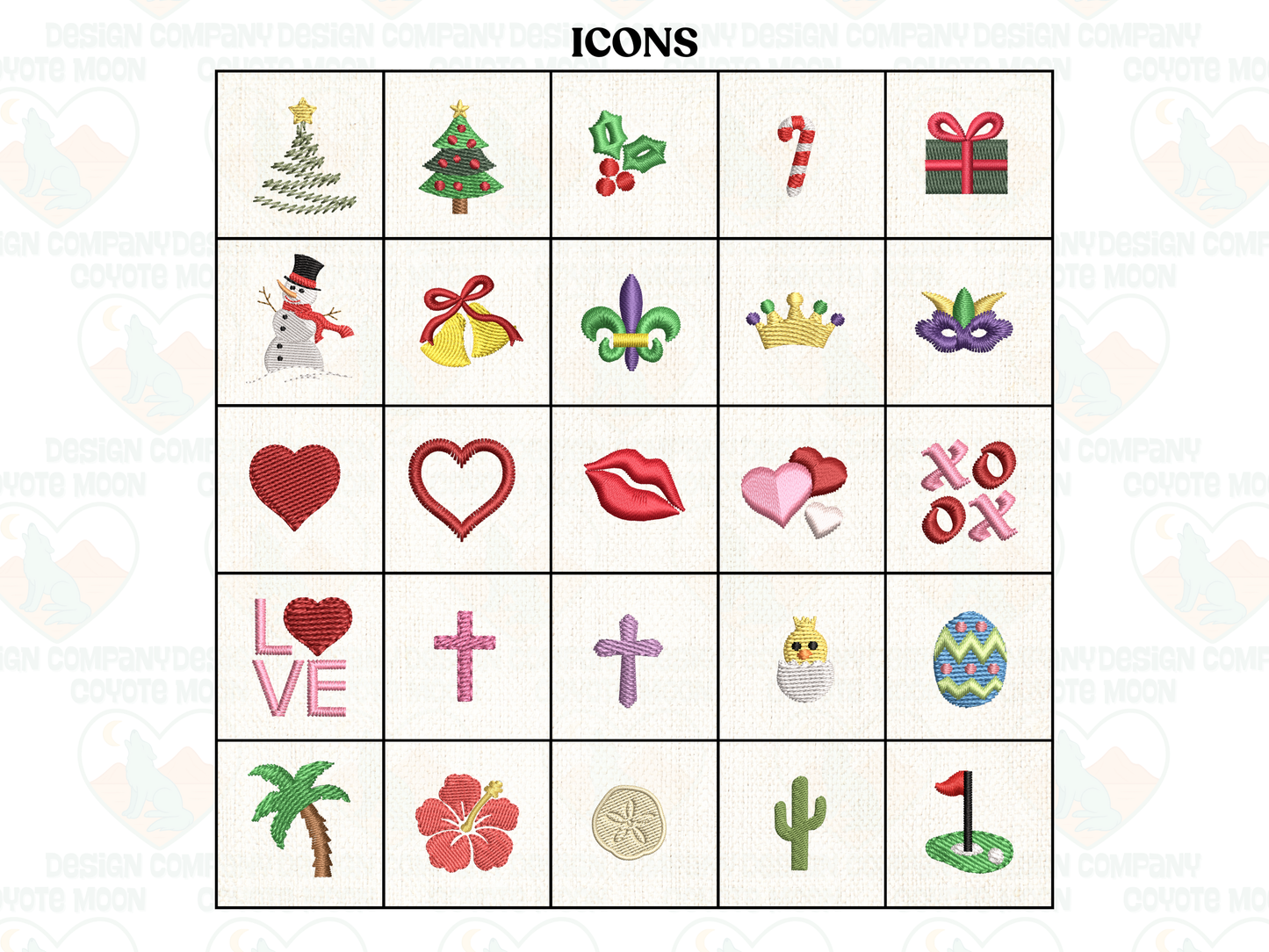 Custom Embroidered Linen Cocktail Napkins