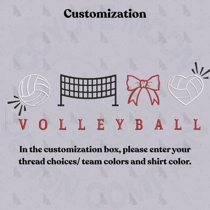 Volleyball Icons Shirt - Coyote Moon Design Company