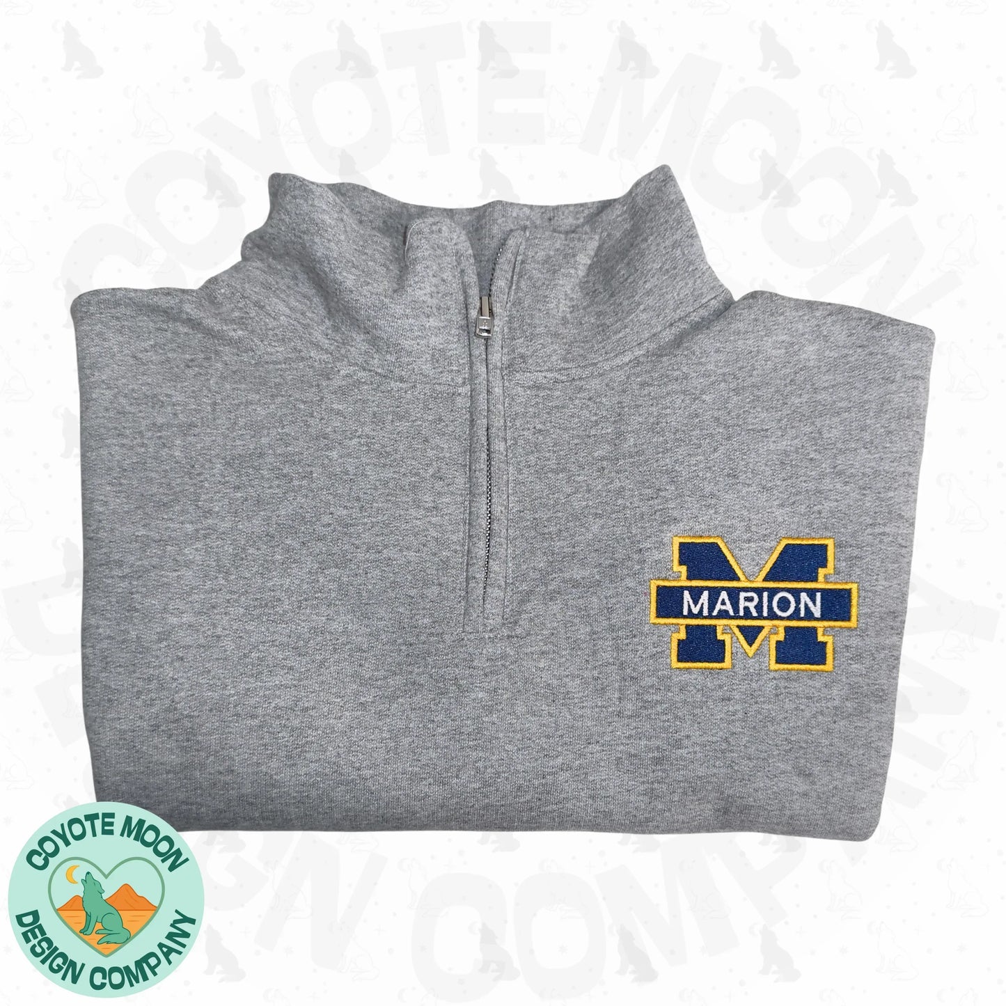 *Ready To Ship* Marion Quarter Zip Sweatshirt - Coyote Moon Design Company