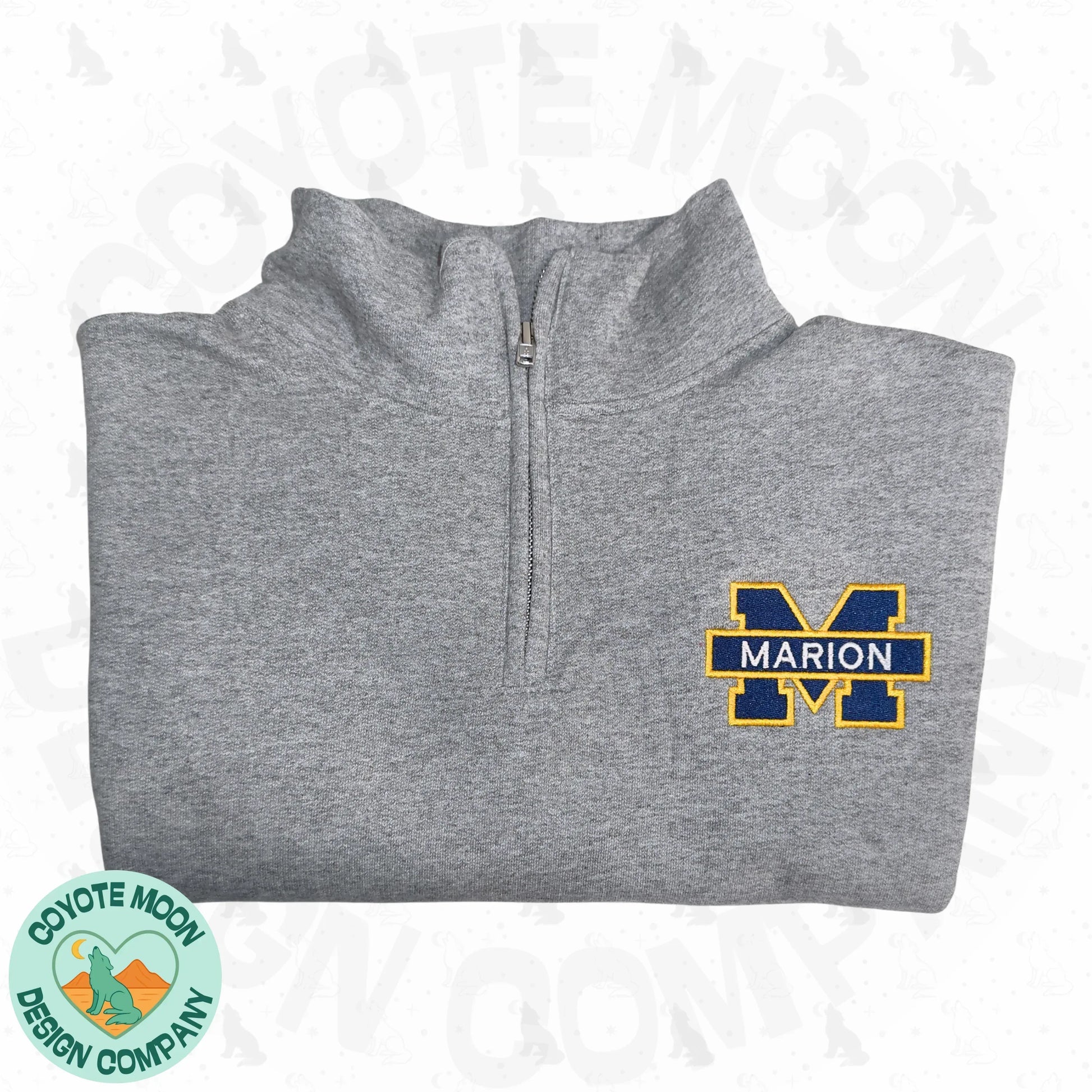 *Ready To Ship* Marion Quarter Zip Sweatshirt - Coyote Moon Design Company