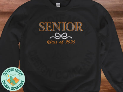 Class of 2026 Senior Customizable Crewneck Sweatshirt - Coyote Moon Design Company