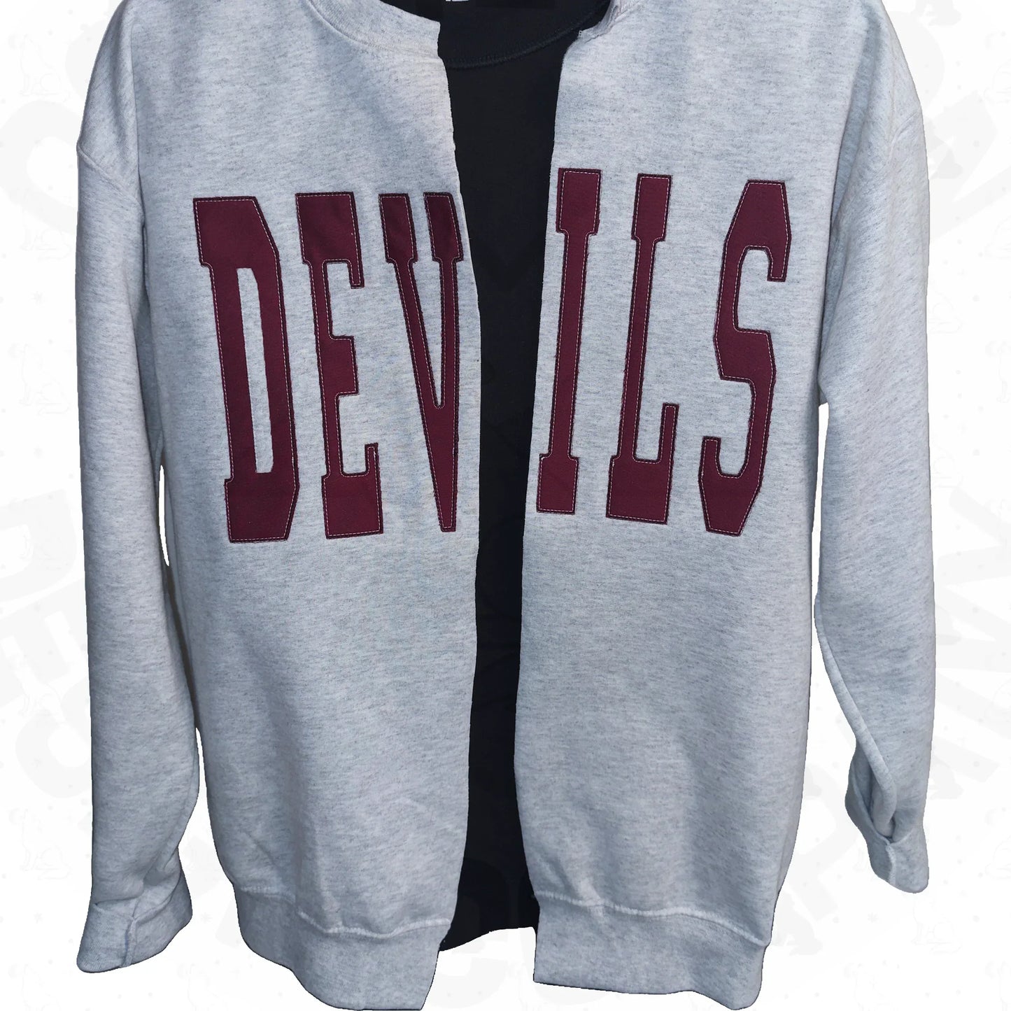 Custom Sweatshirt Cardigan - Coyote Moon Design Company