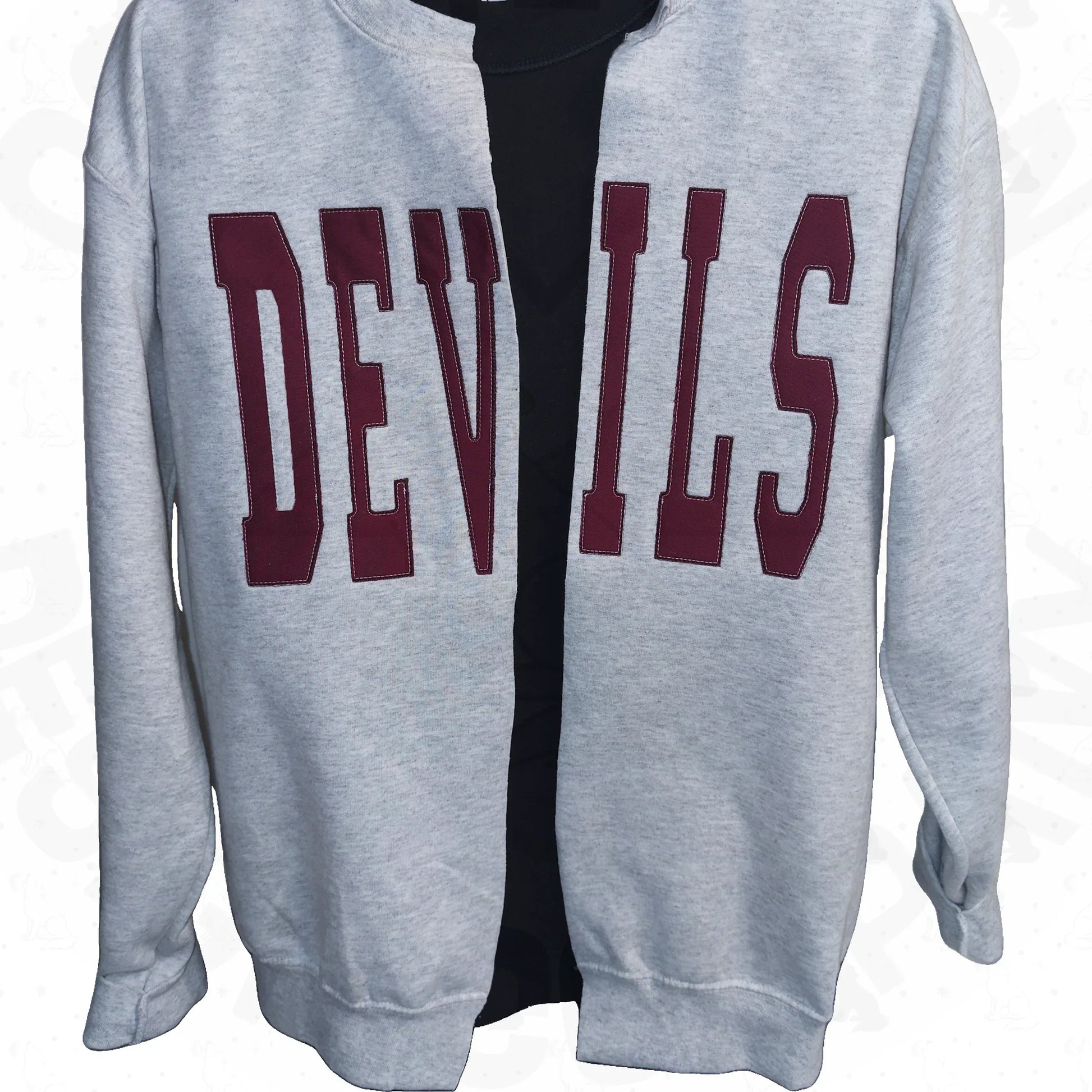 Custom Sweatshirt Cardigan - Coyote Moon Design Company