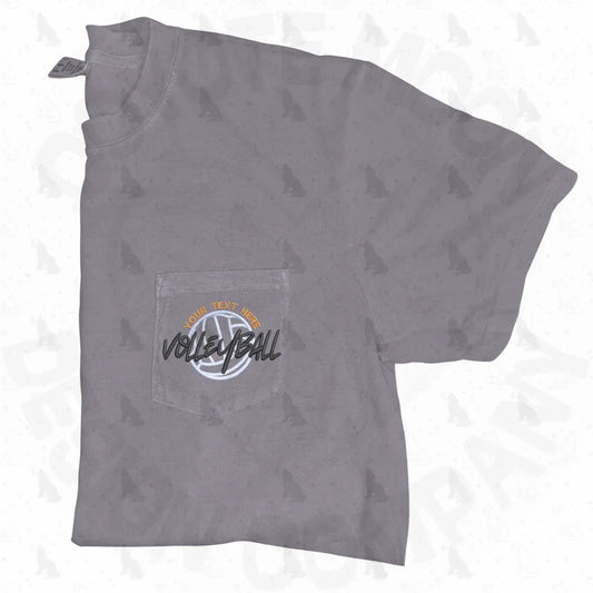 Volleyball Pocket T-Shirt - Coyote Moon Design Company