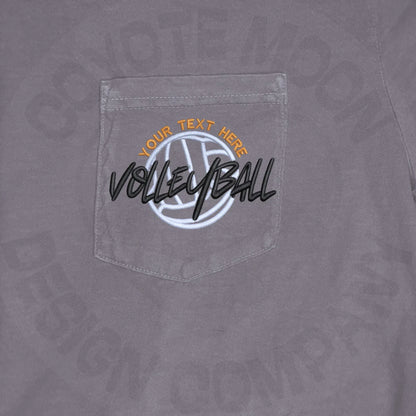 Volleyball Pocket T-Shirt - Coyote Moon Design Company