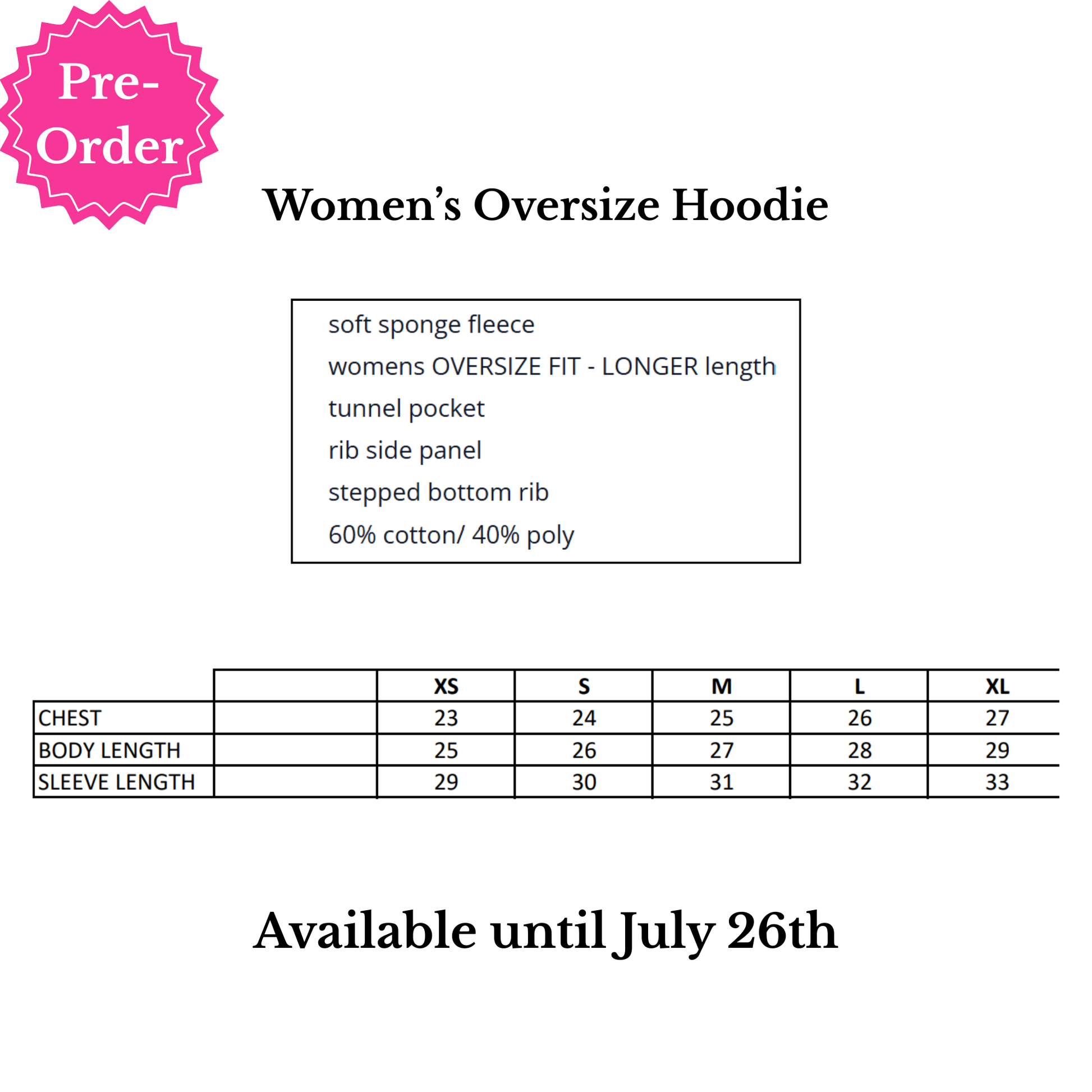 Women's oversized embroidered hoodie by Coyote Moon Design Company, featuring colorful embroidery on soft sweatshirt fabric.