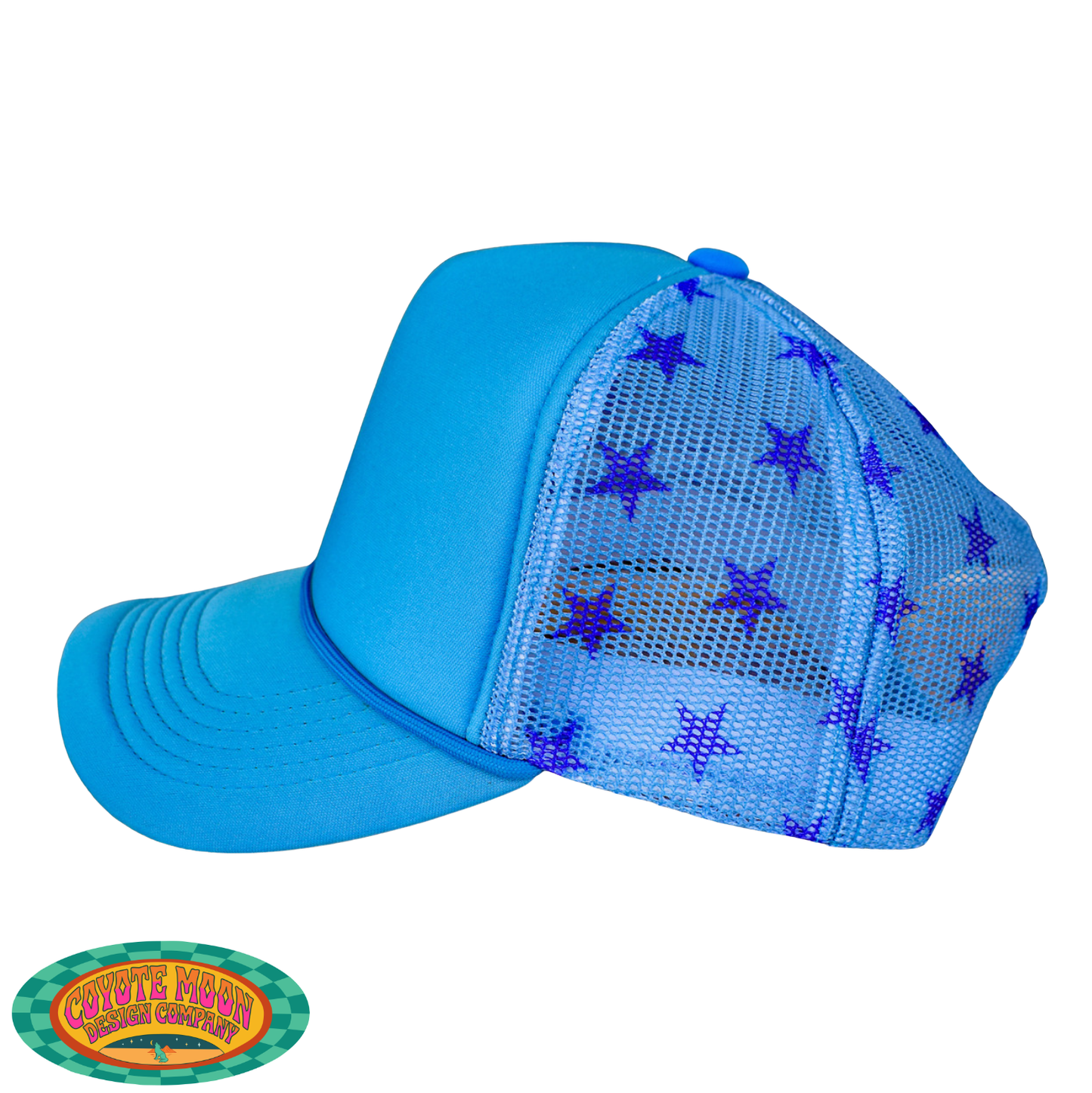 Embroidered Patriotic Stars & Stripes Trucker Hat