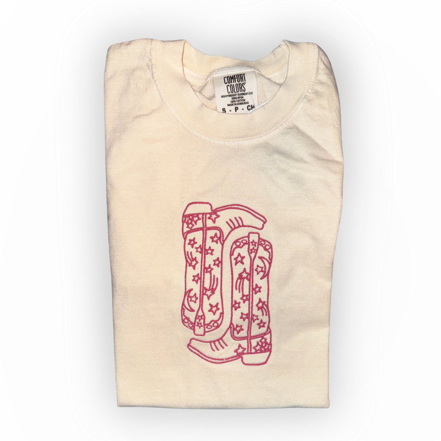 Celestial Cowboy Boot Short Sleeve T-Shirt