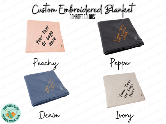 *PRE-ORDER* Comfort Colors Blanket