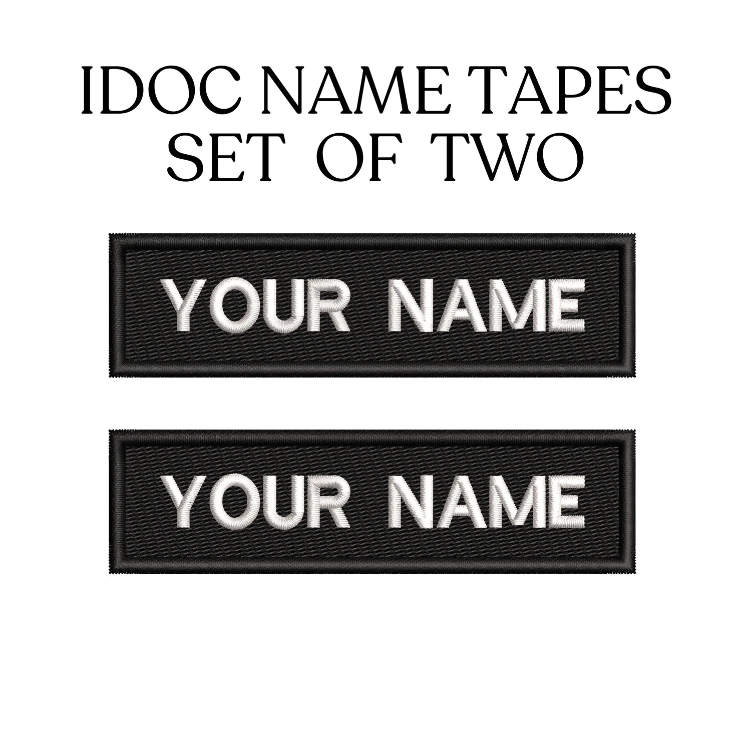 IDOC Name Tapes - Coyote Moon Design Company