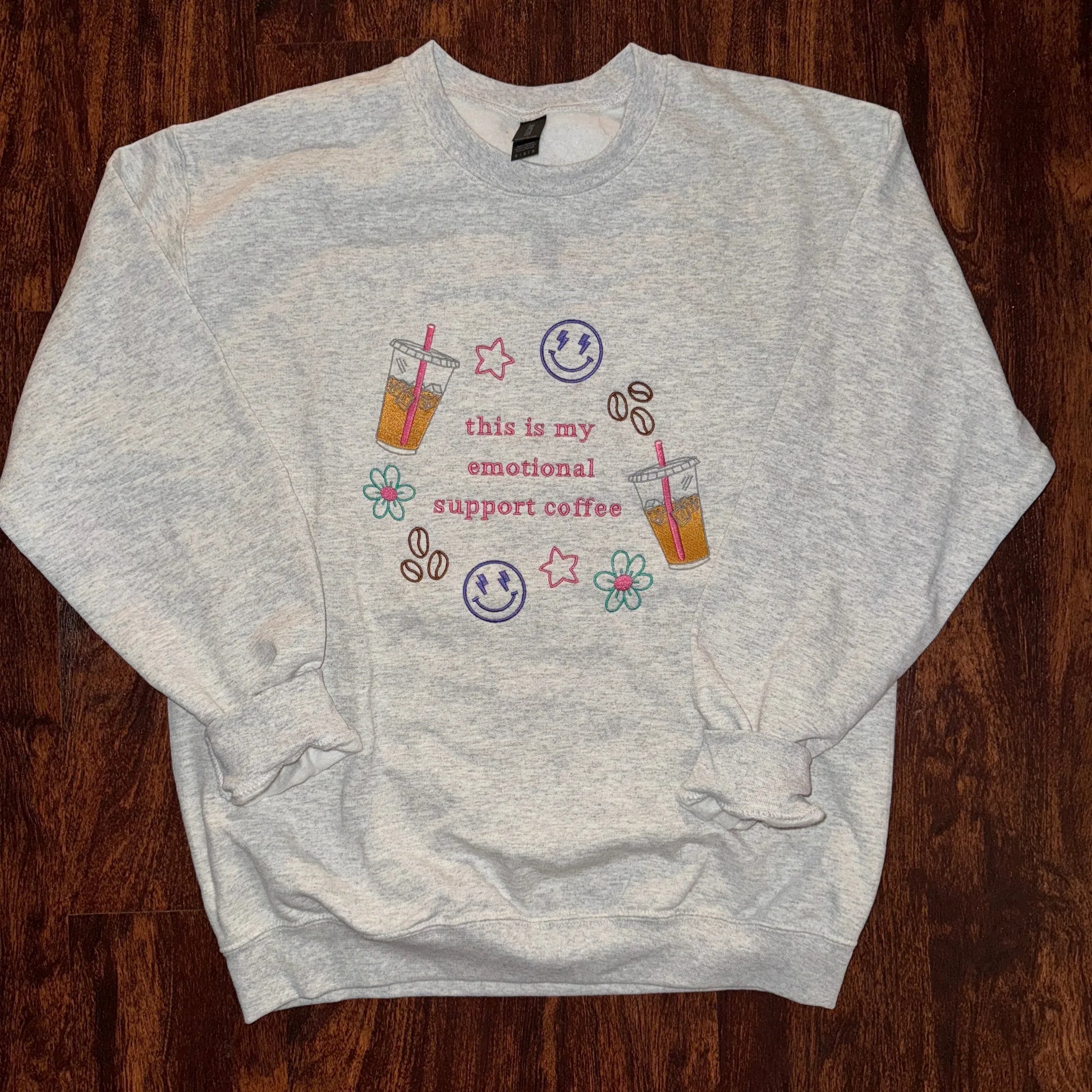 This Is My Emotional Support Coffee Sweatshirt - Coyote Moon Design Company
