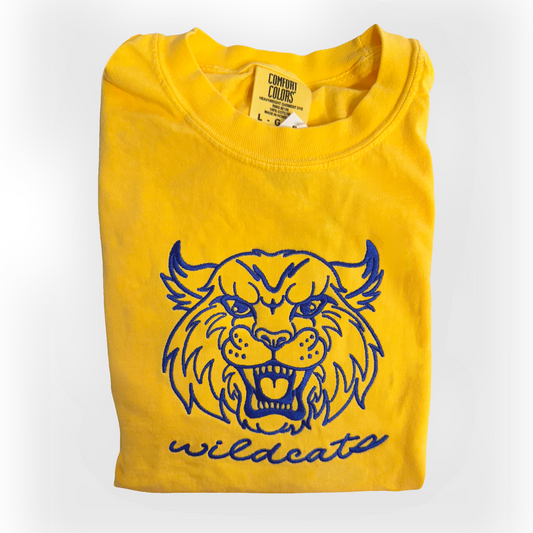 Wildcats Vintage Mascot Short Sleeve T-Shirt