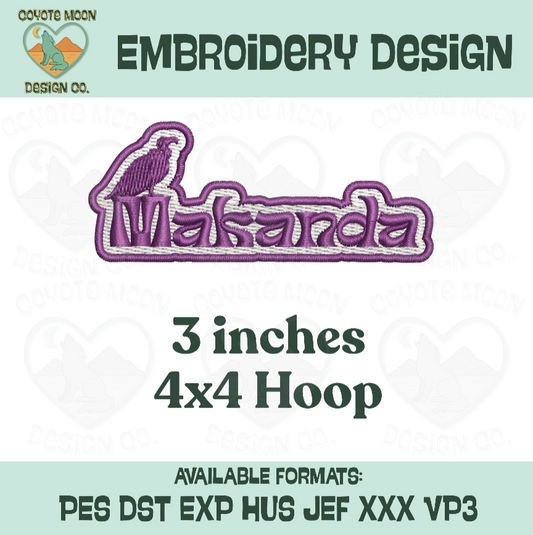 Makanda Illinois Embroidery Design