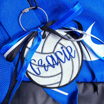 Custom Volleyball Bag Tag - Coyote Moon Design Company