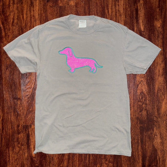 Dachshund Silhouette Short Sleeve T-Shirt - Coyote Moon Design Company