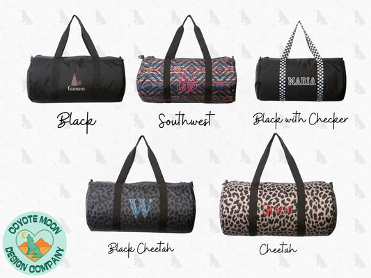 Customizable Duffle Bag - Coyote Moon Design Company